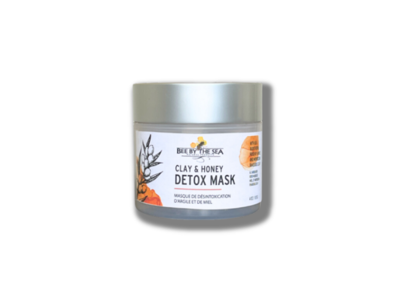 Bee By The Sea Detox Mask, Clay & Honey, 4 oz/113 g