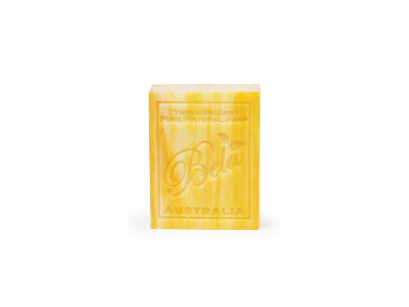 Bela Triple Milled Pure Natural Soap, Goat Milk & Honey, 3.3 oz/93.5 g, Pack Of 6