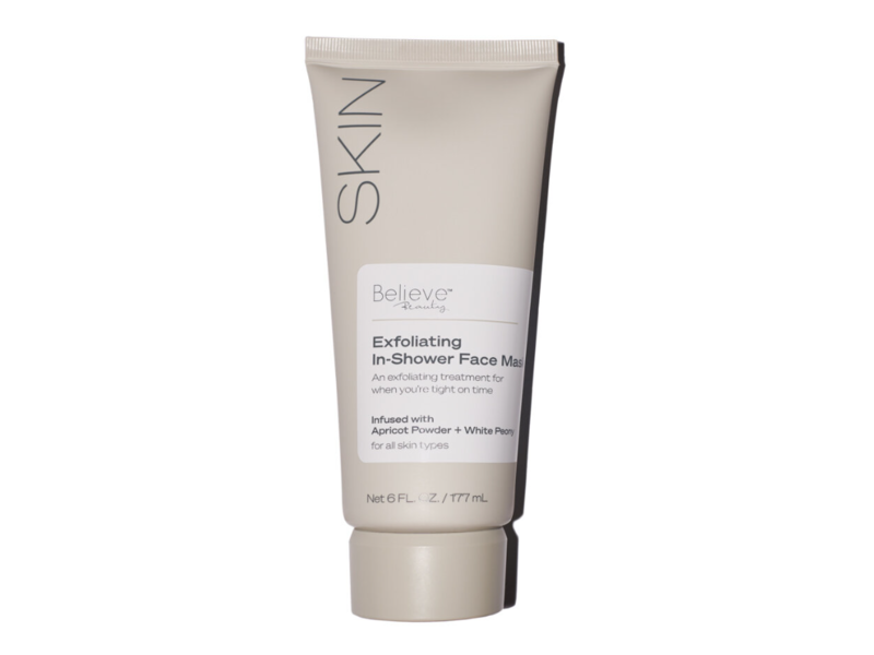 Believe Beauty Skin Exfoliating In-Shower Face Mask, 6 fl oz/177 mL