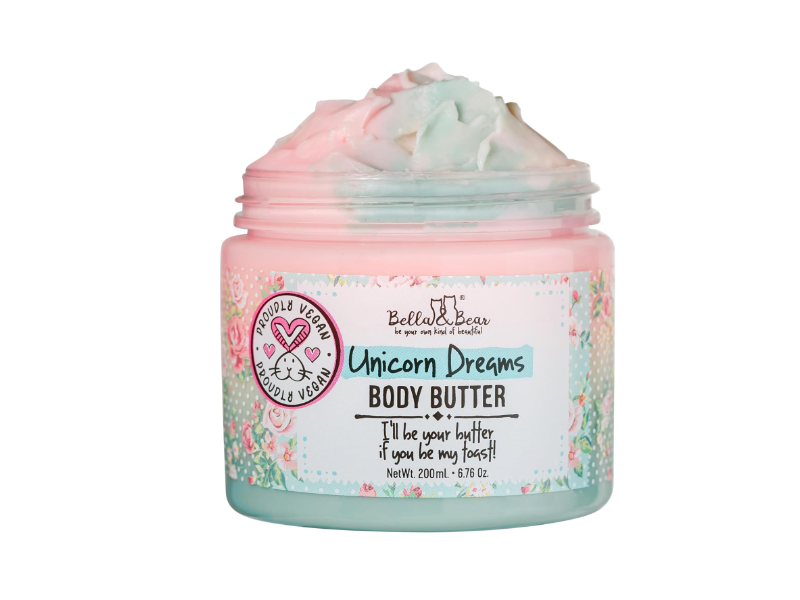 Bella & Bear Unicorn Dreams Body Butter, 6.76 oz/200 mL