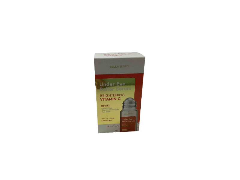 Bella Beauty Under Eye Rollers Serum, Vitamin C, 1.69 fl oz/50 mL