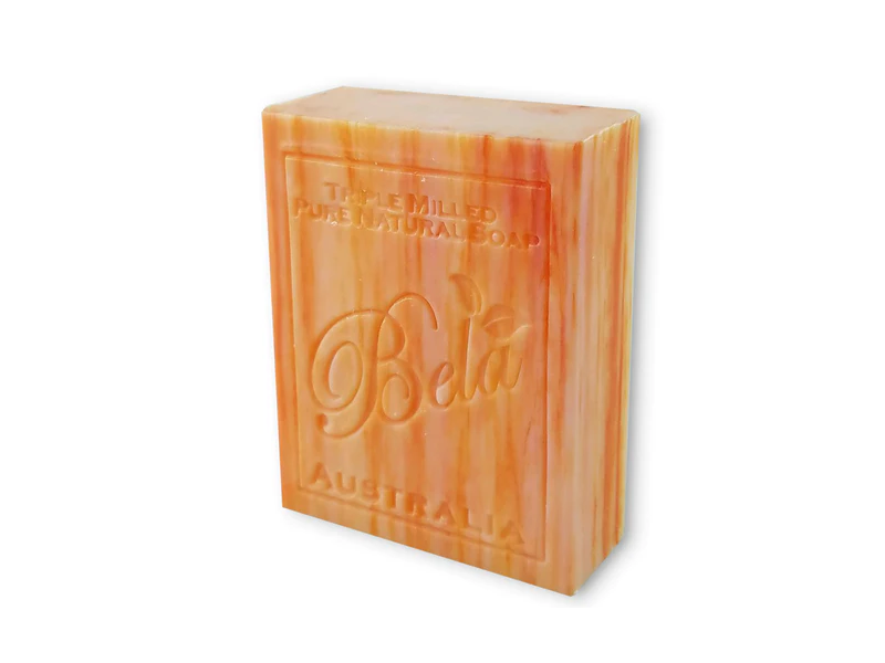 Bella Triple Milled Pure Natural Soap, Orange Zest, 3.3 oz/93.5 g, Pack Of 12