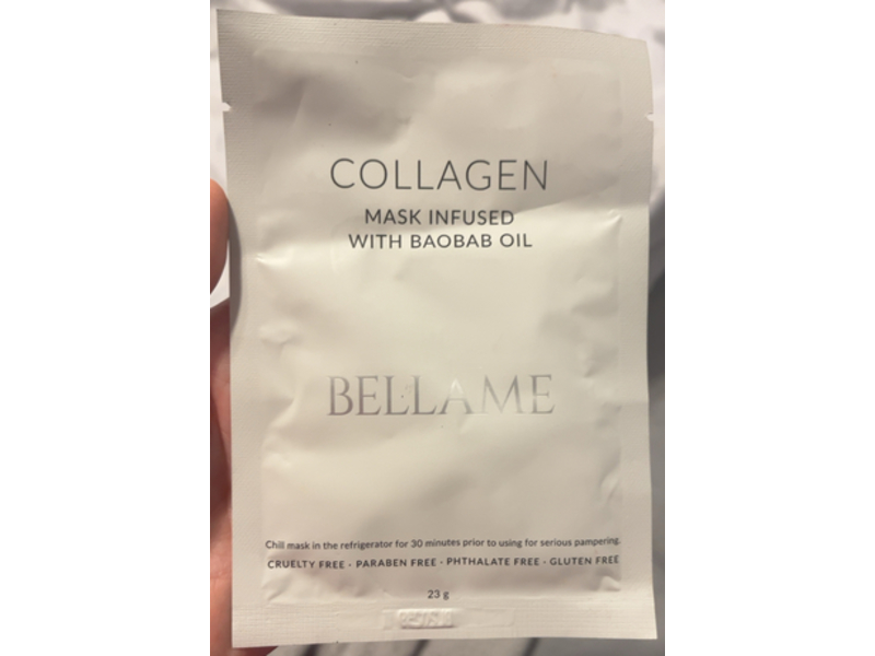 Bellame Collagen Mask, Baobab Oil, 23 g