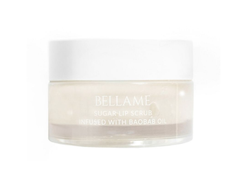Bellame Sugar Lip Scrub, Baobab Oil, 10 mL