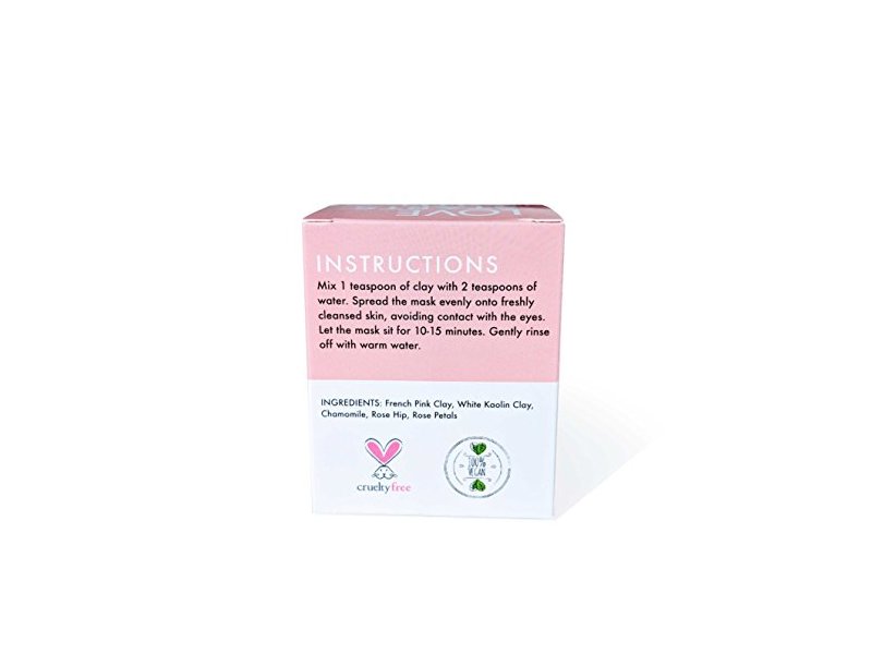 Beloved Beauty Beauty Sand French Pink Clay Mega Moisture Clay Mask, 120g