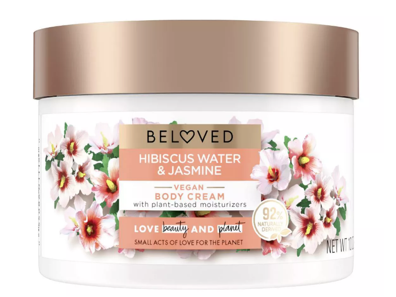 Beloved Body Cream, Hibiscus Water And Jasmine, 10 oz