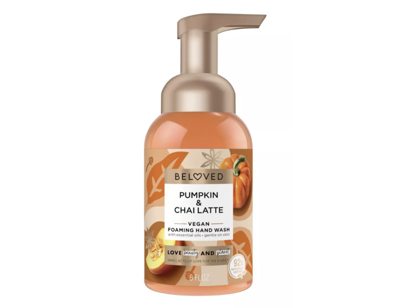 Beloved Foaming Hand Wash, Pumpkin & Chai Latte, 8 fl oz