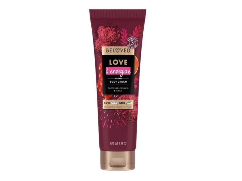 Beloved Love & Energize Body Cream, Red Ginger + Ginseng & Citrus, 8.25 oz