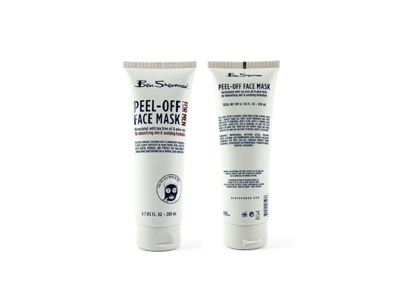 Ben Sheman Peel-Off Face Mask, Tea Tree & Aloe Vera, 6.7 fl oz/200mL
