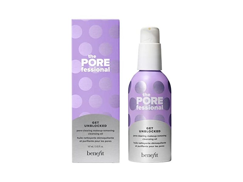 Benefit The Pore Fessional Get Unblocked Makeup-Removing Cleansing Oil, 5 fl oz/147 mL