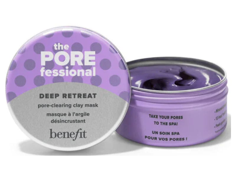 Benefit The Porefessional Deep Retreat Pore-Cleansing Clay Mask, 0.33 fl oz/10 mL