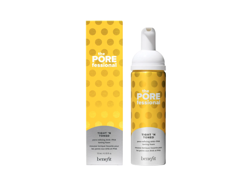 Benefit The Professional Tight 'N Toned Pore-Refining Aha + Pha Toning Foam, 2 fl oz/60 mL