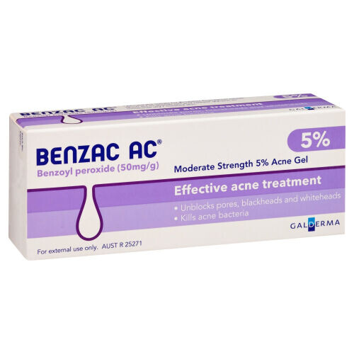 Moderate Strength 5% Acne Gel