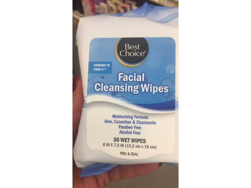 Best Choice Facial Cleansing Wipes, 30 wipes