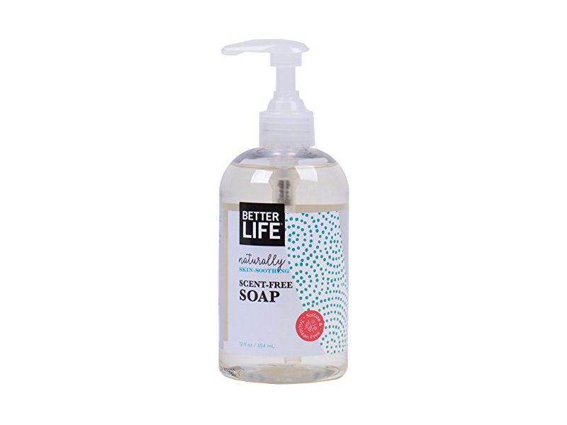 Better Life Natural Hand and Body Soap, Unscented, 12 Ounces 2424L