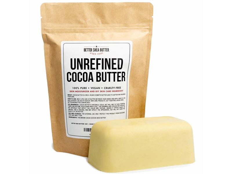 Better Shea Butter Unrefined Cocoa Butter, 8 oz