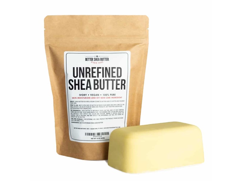 Better Shea Butter Unrefined Shea Butter, Ivory, 8 oz