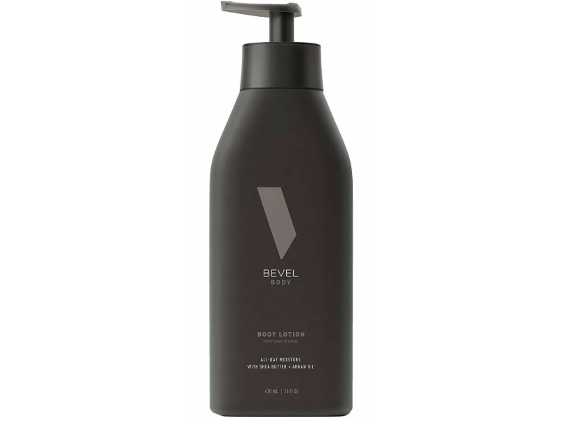 Bevel All-Day Moisture Body Lotion, Shea Butter + Argan Oil, 16 fl oz/470 mL