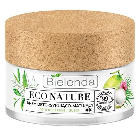 Eco Nature | Detoxifying And Mattifying Face Cream With Coconut Water + Green Tea + Lemon Grass
