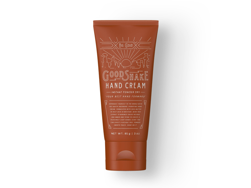 Big Cloud Good Shake Hand Cream Instant Powder Dry, 3 oz