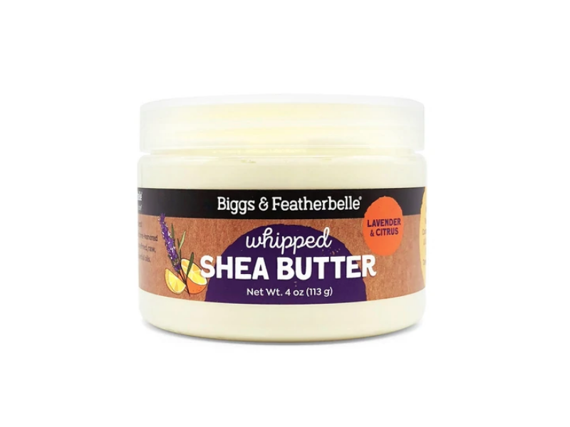 Biggs & Featherbelle Whipped Shea Butter, Lavender & Citrus, 4 oz/113 g