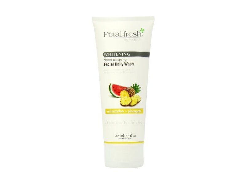 Bio Creative Lab Petal Fresh Botanicals Whitening and Facial Daily Wash All Skin, Watermelon and Pineapple, 7 Fluid Ounce