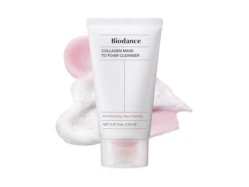 Biodance Collagen Mask Foam Cleanser Face Wash, 5.07 fl oz/150 mL