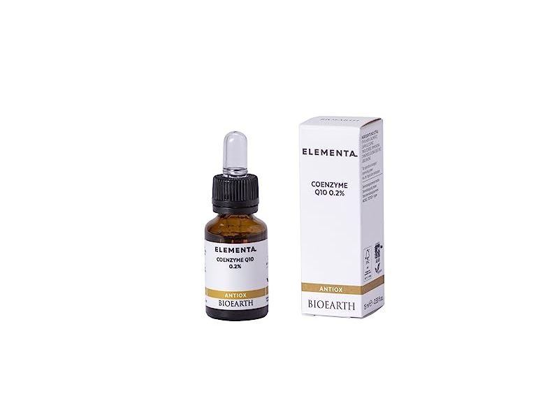 Bioearth Elementa Antiox Serum, Coenzyme Q10, 0.55 fl oz/15 mL