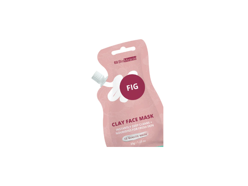 BioMiracle Clay Face Mask, Fig, 1.23 oz/35 g