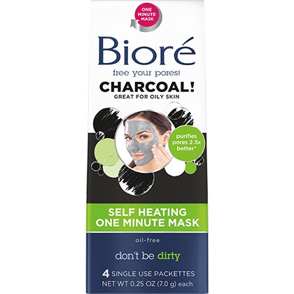Self Heating One Minute Mask With Charcoal