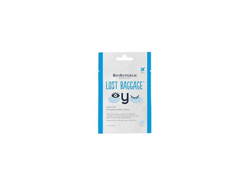 Biorepublic Skincare Under Eye Emergency Repair Masks, Lost Baggage, 0.34 oz/10 mL