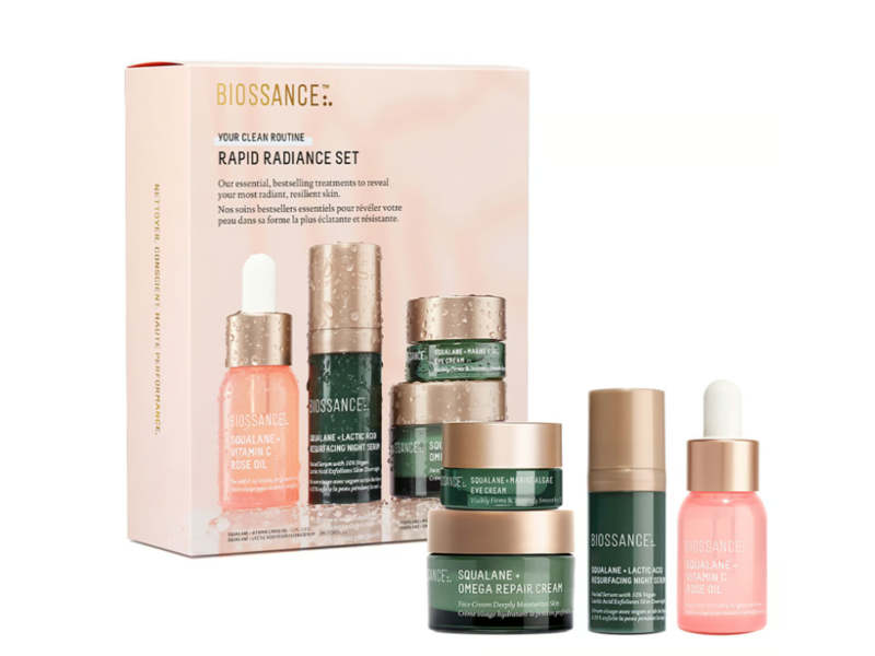 Biossance Clean Routine Rapid Radiance Set