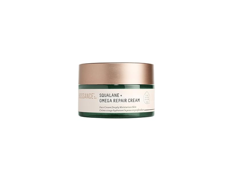 Biossance Deeply Moisturize Skin Repair Face Cream, Squalane + Omega, 3.38 fl oz/100 mL