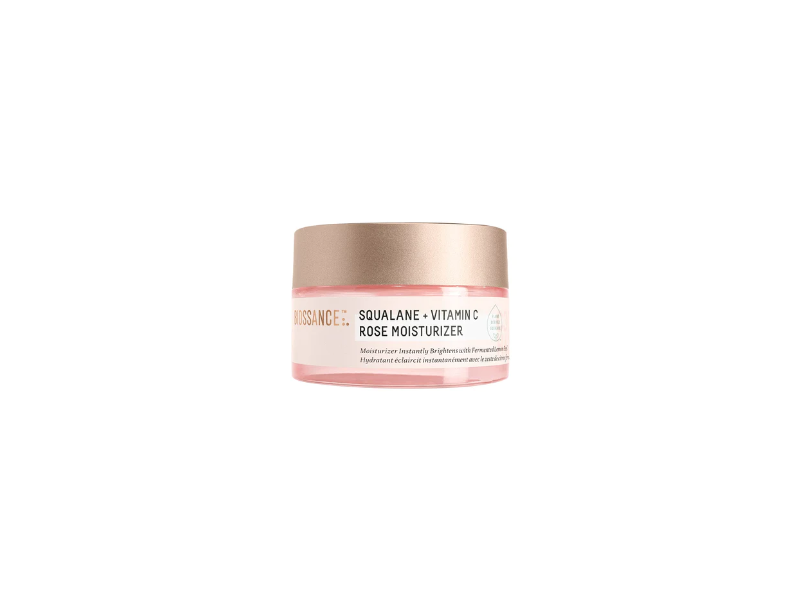 Biossance Rose Moisturizer, Squalene + Vitamin C, 0.16 fl oz/5 mL