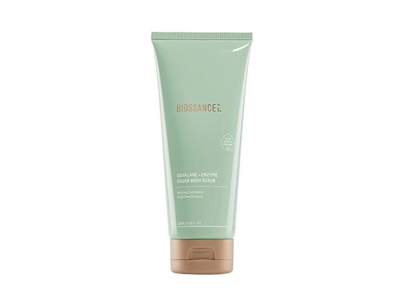 Biossance Squalane + Enzyme Sugar Exfoliator Body Scrub, 6.76 fl oz/200 mL