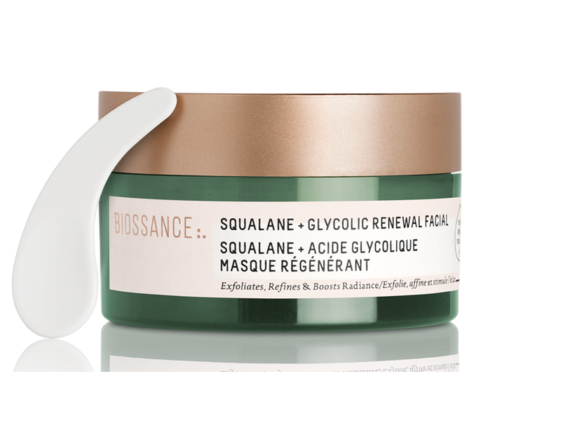 Biossance Squalane + Glycolic Renewal Facial, 2.02 oz