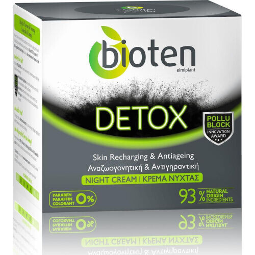 Detox Night Cream Skin Recharging And Anti-Ageing