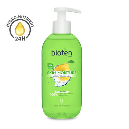 Micellar Cleansing Gel For Normal/Combination Skin With 100% Natural Quince And Prebiotics