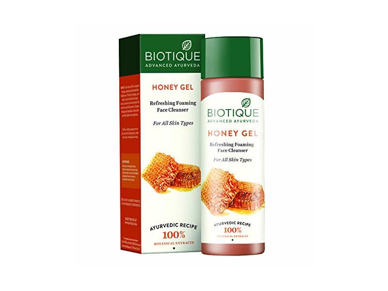 Biotique Honey Gel Refreshing Foaming Face Cleanser, 120 mL