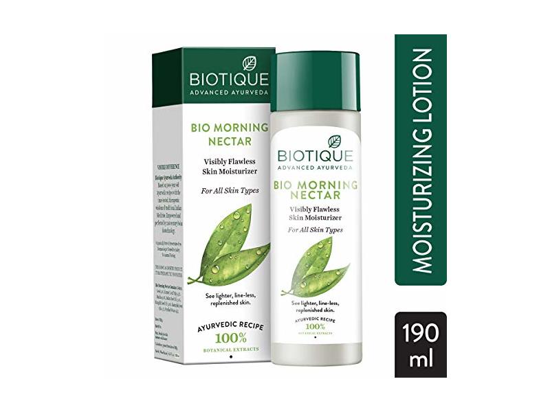 Biotique Visibly Flawless Skin Moisturizer, Morning Nectar, 190 mL