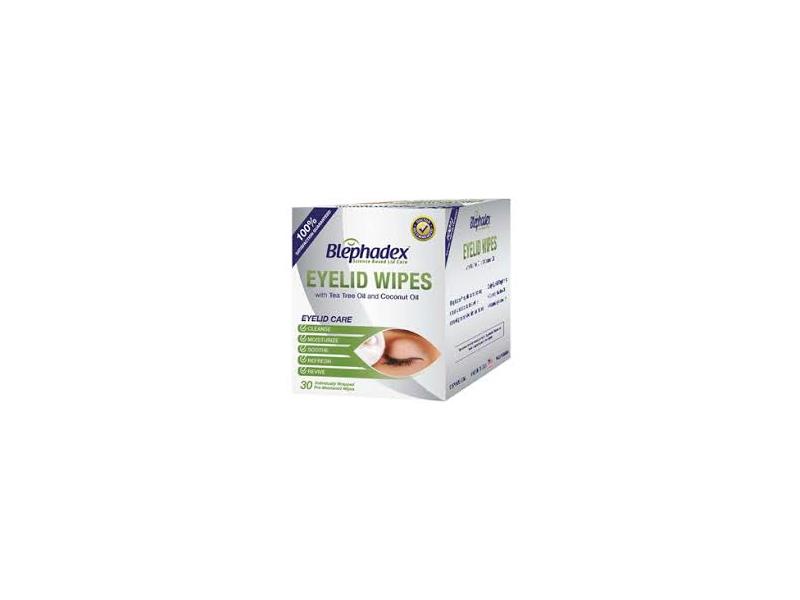 Blephadex Eyelid Wipes, 30 count