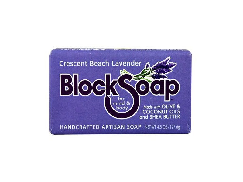 Block Soap For Mind & Body Crescent Beach Lavender Artisan Bar Soap (4.5oz)
