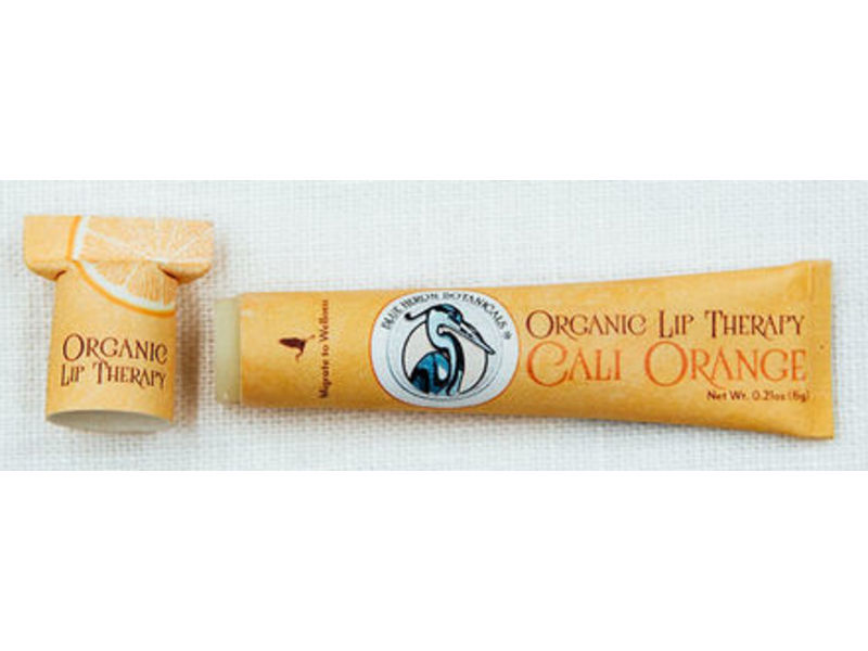 Blue Heron Botanicals Organic Lip Therapy, Cail Orange, 0.21 oz/6 g