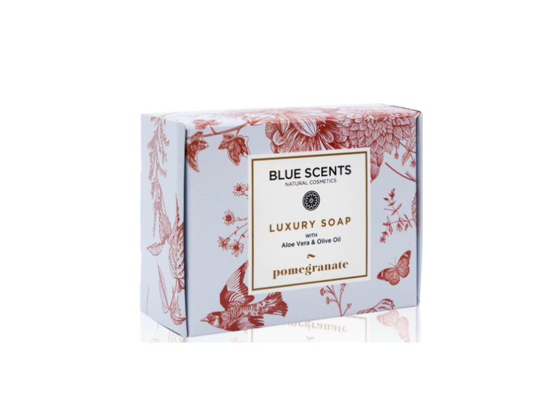 Blue Scents Luxury Soap, Pomegranate, 135 g