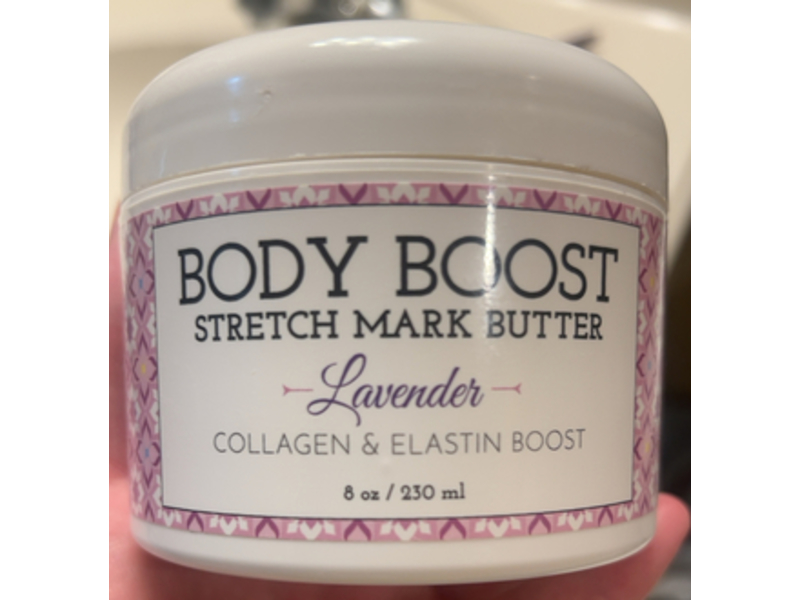 Body Boost Stretch Mark Butter, Lavender, 8 oz/230 mL