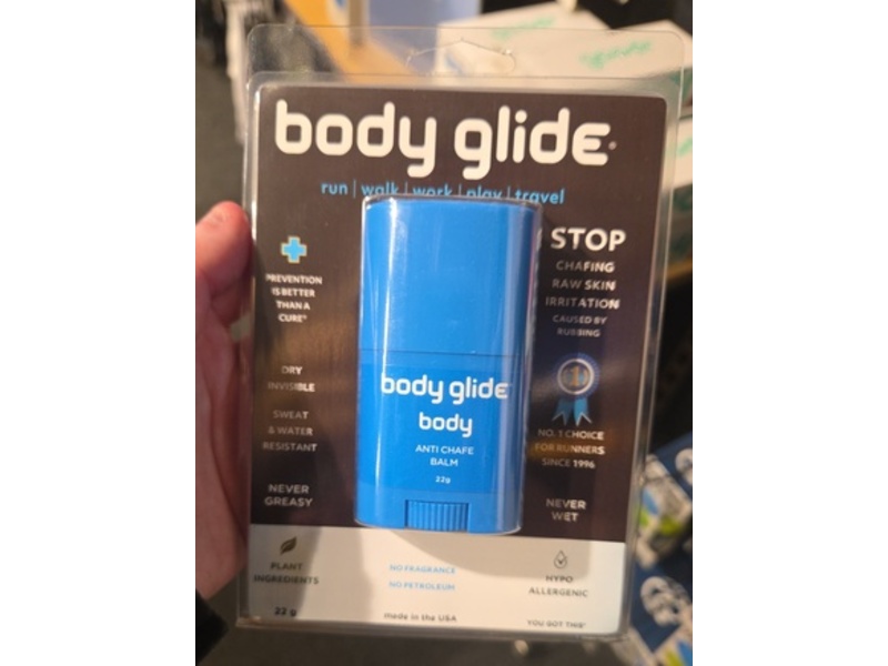 Body Glide Anti Chafe Balm, 22 g