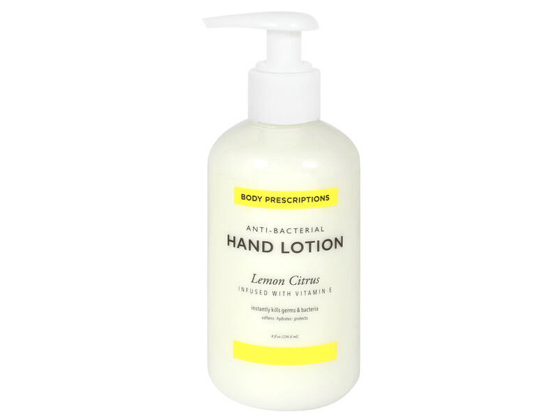 Body Prescriptions Anti-Bacterial Hand Lotion, Lemon Citrus, 8 fl oz