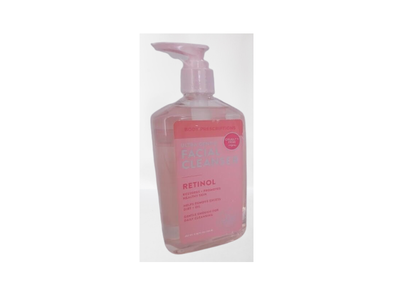 Body Prescriptions Retinol Ultra Gentle Facial Cleanser, 11.82 fl oz/350 mL