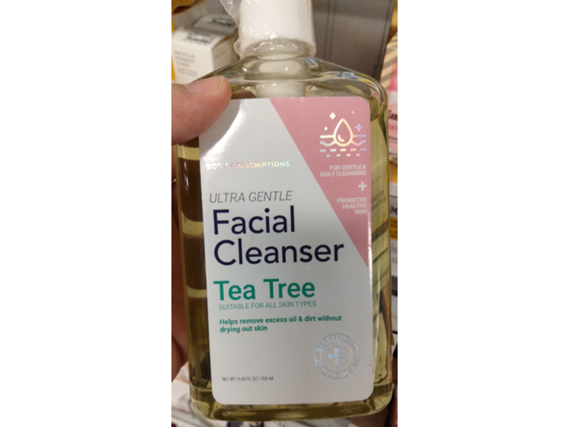 Body Prescriptions Ultra Gentle Facial Cleanser, Tea Tree, 11.82 fl oz/350 mL