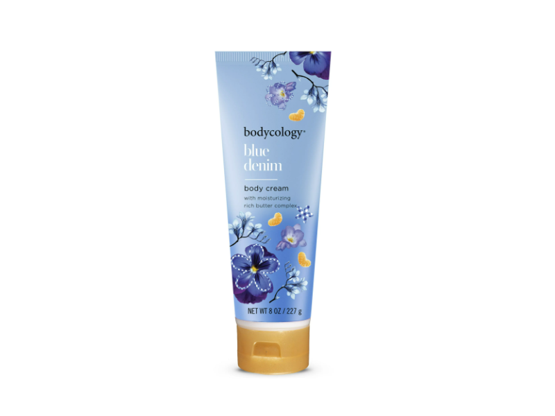 Bodycology Body Cream, Blue Denim, Rich Butter Complex, 8 oz/227 g